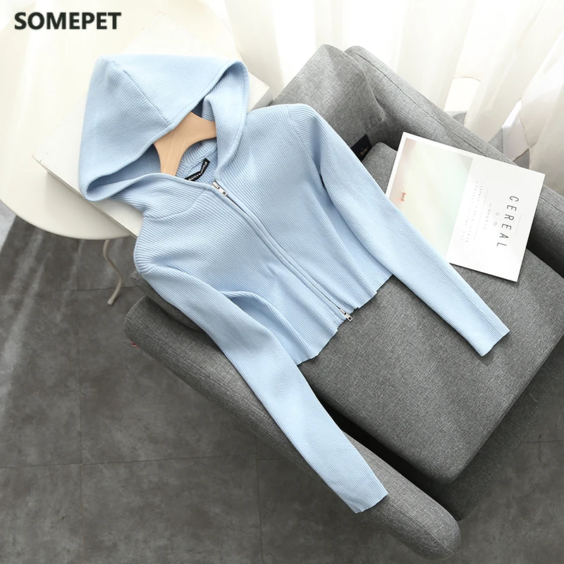 Slim Girls Soft Cotton Knitted Hoodies 2021 Fashion Ladies Elegant Bomb Sweatshirts Casual Female Knitwear Vintage Women Chic
Slim Girls Soft Cotton Knitted Hoodies 2021 Fashion Ladies Elegant Bomb Sweatshirts Casual Female Knitwear Vintage Women Chic
