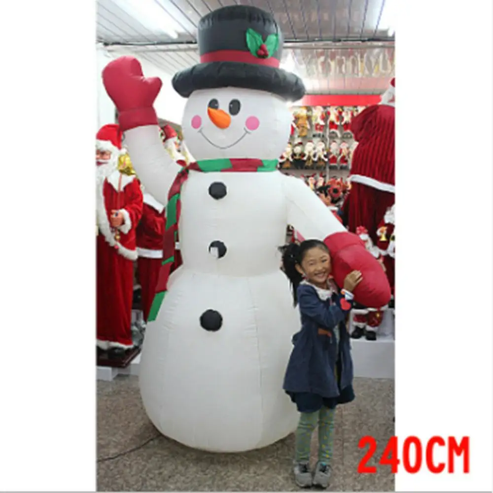 Christmas Lighted Inflatable Snowman Dolls LED Yard Air Decoration Yard Garden Christmas Inflatable Props LED Lights Toy for Kid
Christmas Lighted Inflatable Snowman Dolls LED Yard Air Decoration Yard Garden Christmas Inflatable Props LED Lights Toy for Kid