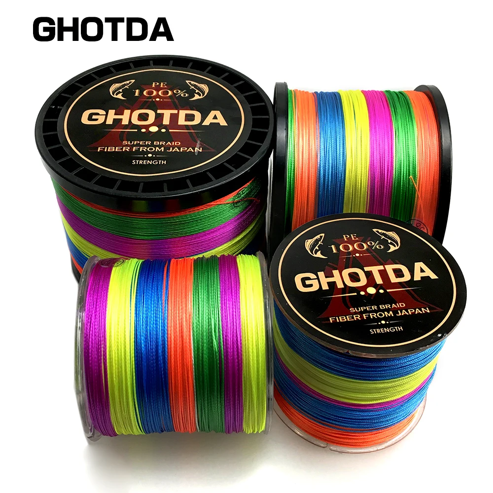 Gotda 9 прядей 8 4 1000 м 500 300 PE плетеная рыболовная леска плетение супер сильный