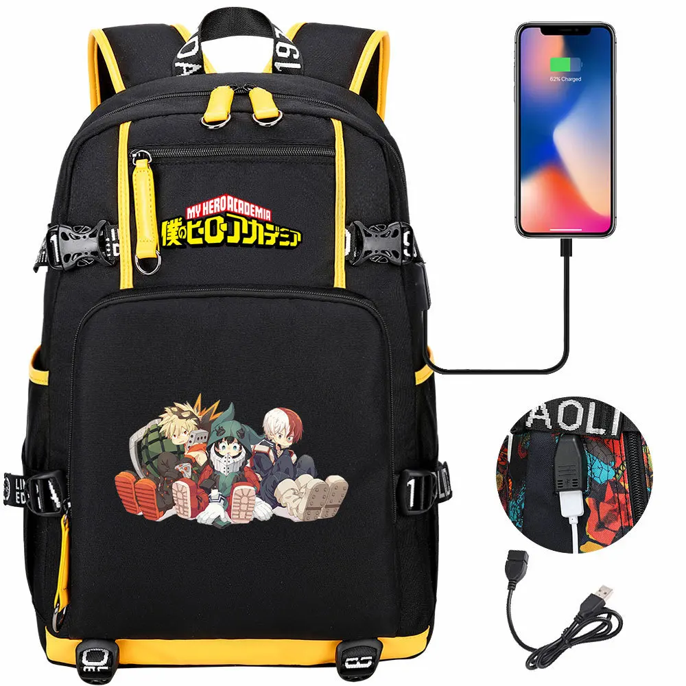 My Hero Academia Backpack Girl Boy Large Capacity School Bag Laptop Bag Waterproof Multifunction USB Charging Travel Backpack
My Hero Academia Backpack Girl Boy Large Capacity School Bag Laptop Bag Waterproof Multifunction USB Charging Travel Backpack
