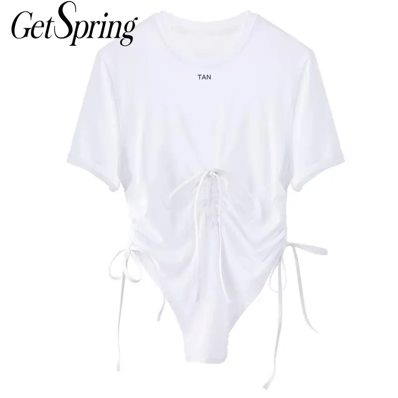 Getspring женская футболка на шнуровке, асимметричная хлопковая черно-белая футболка, Женская Асимметричная Сексуальная короткая футболка, Жен...
Getspring женская футболка на шнуровке, асимметричная хлопковая черно-белая футболка, Женская Асимметричная Сексуальная короткая футболка, Жен...