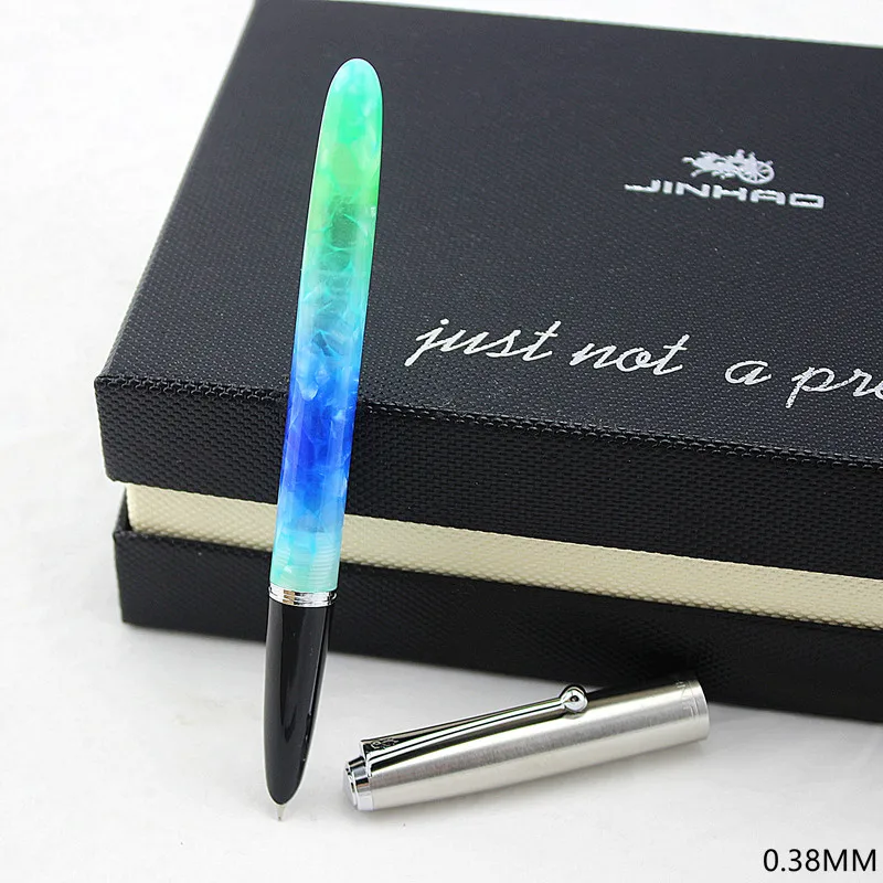 Fantasy crystal Acrylic Fountain pen 0.38mm fine nib writing calligraphy pens Jinhao Stationery Office school supplies A6462
Fantasy crystal Acrylic Fountain pen 0.38mm fine nib writing calligraphy pens Jinhao Stationery Office school supplies A6462