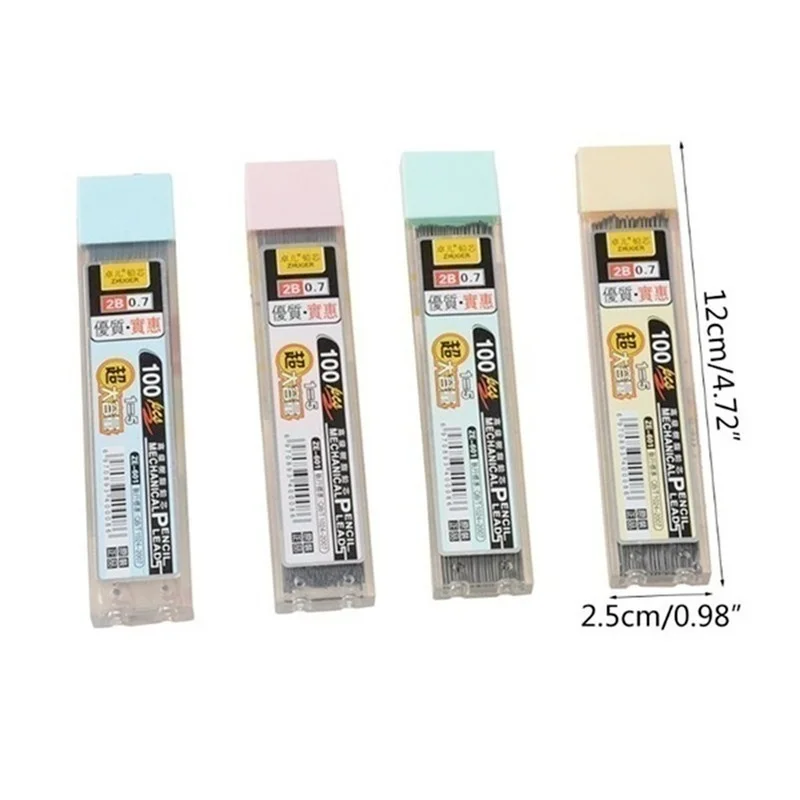 4 Box 0.5/0.7mm Mechanical Pencil Replace Lead Pencil Refill Erasable Smooth Writing Drawing Stationery Graphite Lead 2B
4 Box 0.5/0.7mm Mechanical Pencil Replace Lead Pencil Refill Erasable Smooth Writing Drawing Stationery Graphite Lead 2B