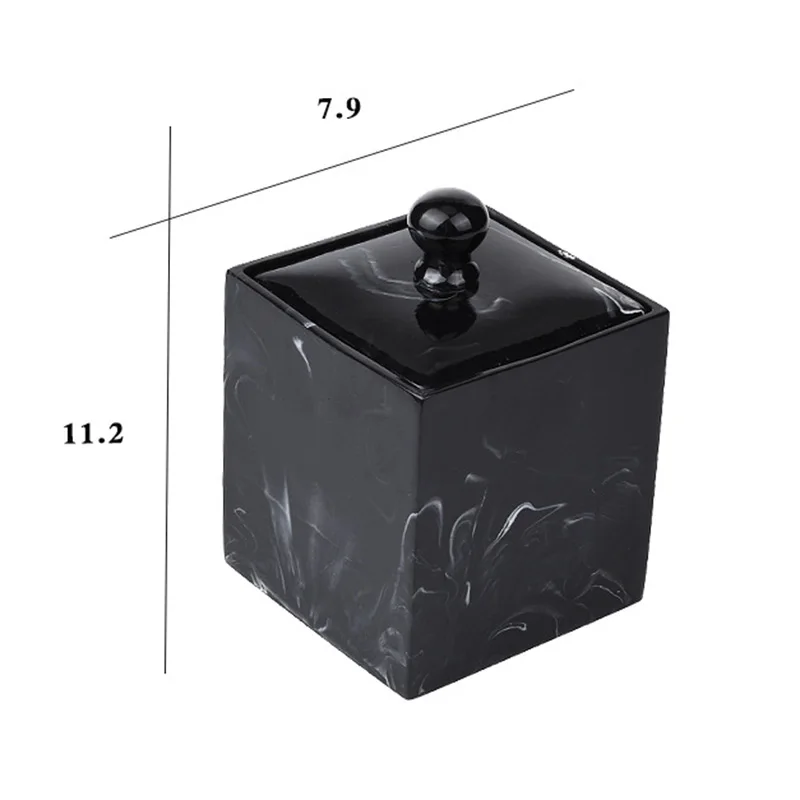Nordic Resin Makeup Storage Case Creative Cotton Swab Box Minimalism Marble Grain Home Organizer Accessories Desktop Decoration
Nordic Resin Makeup Storage Case Creative Cotton Swab Box Minimalism Marble Grain Home Organizer Accessories Desktop Decoration