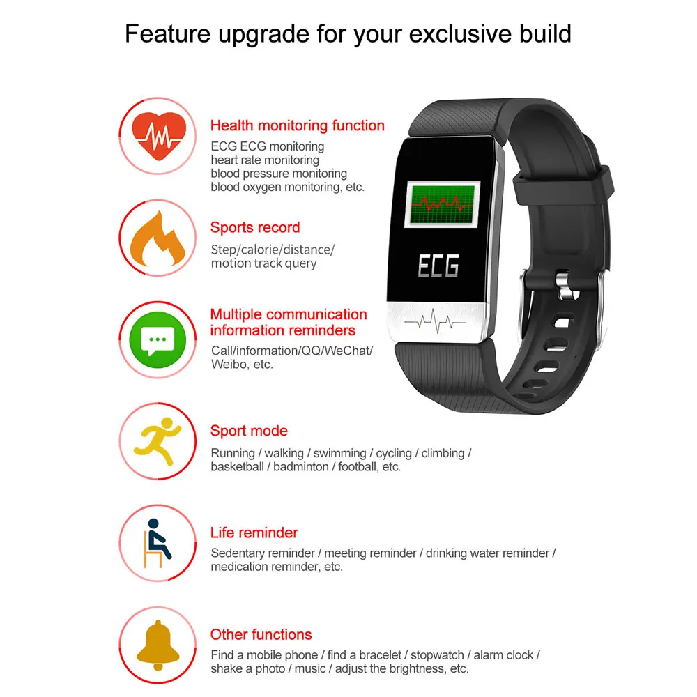 T1S GPS Positioning Waterproof Smart Watch Heart Rate Body Temperature Monitor Fitness Tracker Clock Bluetooth Smart Bracelet 
T1S GPS Positioning Waterproof Smart Watch Heart Rate Body Temperature Monitor Fitness Tracker Clock Bluetooth Smart Bracelet