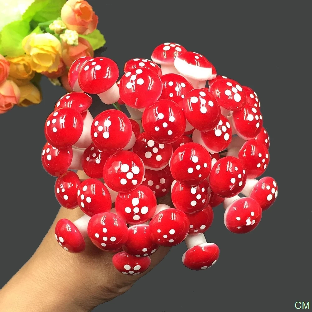30Pcs/set 2cm Artificial Mini Mushroom Miniatures Fairy Garden Moss Terrarium Resin Crafts Decorations Stakes Craft For Home
30Pcs/set 2cm Artificial Mini Mushroom Miniatures Fairy Garden Moss Terrarium Resin Crafts Decorations Stakes Craft For Home
