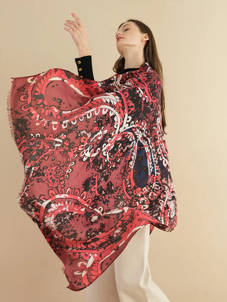 Scarf Women Luxury Brand Floral Paisley Print Pattern Famous Hot Sale Vintage Fashion Pashmina Shawl Top Qualtiy Newest 180x90cm
Scarf Women Luxury Brand Floral Paisley Print Pattern Famous Hot Sale Vintage Fashion Pashmina Shawl Top Qualtiy Newest 180x90cm