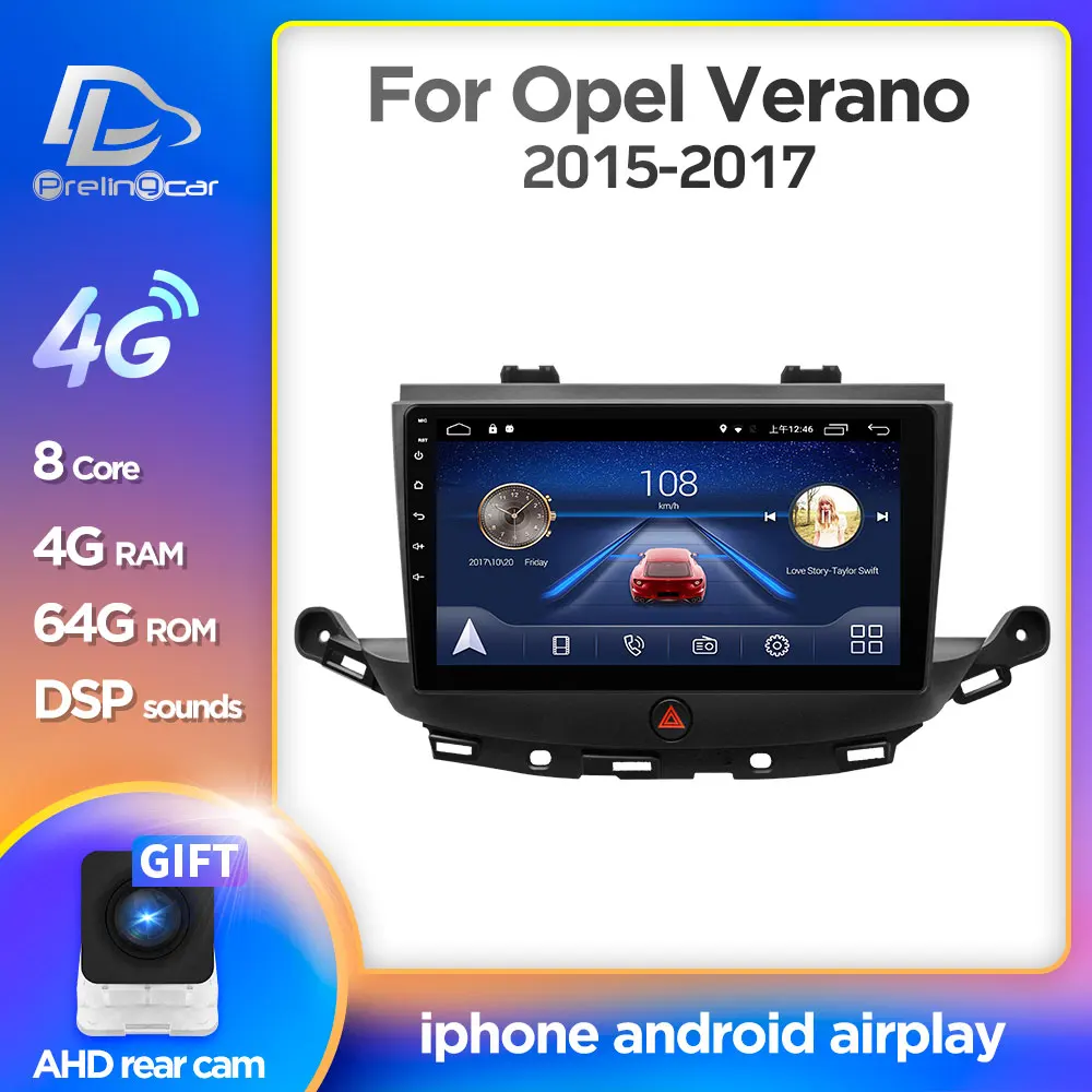 4G LTE Android 9 0 Автомобильный gps мультимедийный видеоплеер в тире для Opel ASTRA K 2016 2017 лет