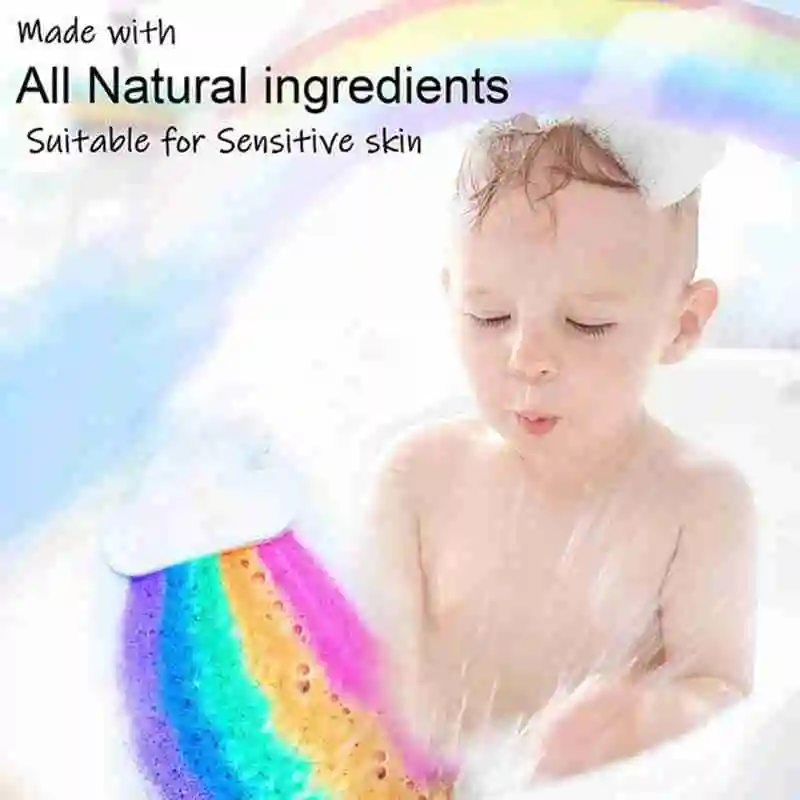 2 Kinds Of Natural Skin Care Rainbow Cloud Bath Explosive Salt Exfoliating Moisturizing Bubble Bath Essential Oil Bath Ball 
2 Kinds Of Natural Skin Care Rainbow Cloud Bath Explosive Salt Exfoliating Moisturizing Bubble Bath Essential Oil Bath Ball