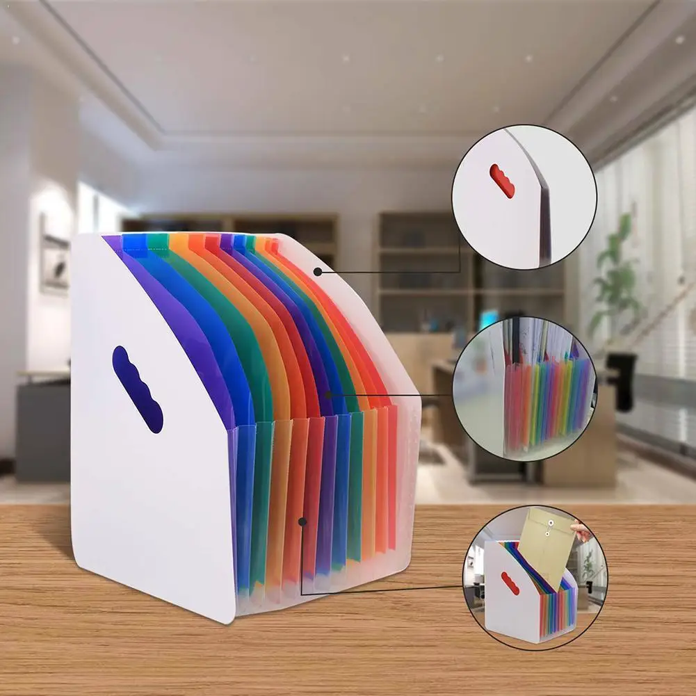13 Pockets Expanding File Folder A4 Organizer Portable Office File Document Mini Supplies Holder Business A3P3
13 Pockets Expanding File Folder A4 Organizer Portable Office File Document Mini Supplies Holder Business A3P3