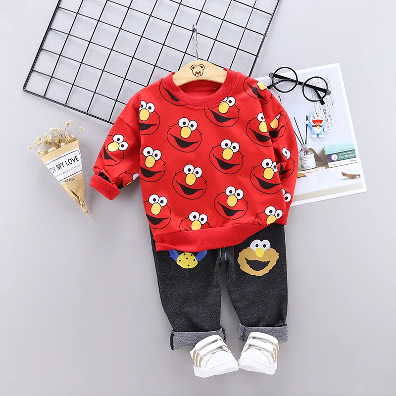 Spring Fall Baby Boy Girl Clothes Children Cartoon Print Long Sleeve T-shirt Pants 2Pcs Toddler Cotton Clothing Kids Tracksuits
Spring Fall Baby Boy Girl Clothes Children Cartoon Print Long Sleeve T-shirt Pants 2Pcs Toddler Cotton Clothing Kids Tracksuits