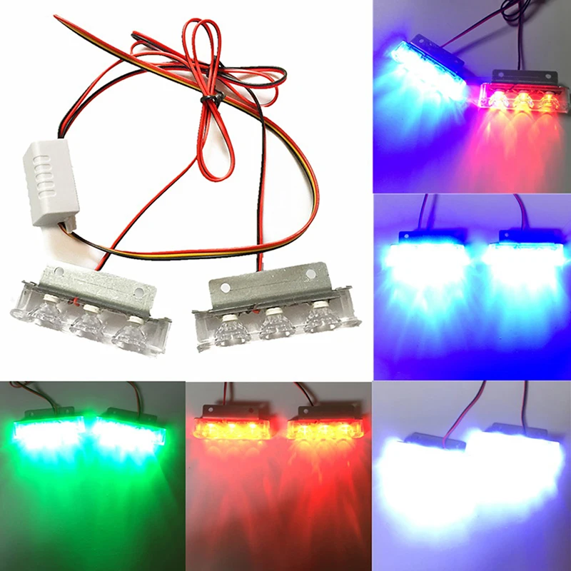 LED High Power 12V Car Truck LED Strobe Light Fireman Police Flashing Emergency Warning lights Red Blue White Green
LED High Power 12V Car Truck LED Strobe Light Fireman Police Flashing Emergency Warning lights Red Blue White Green