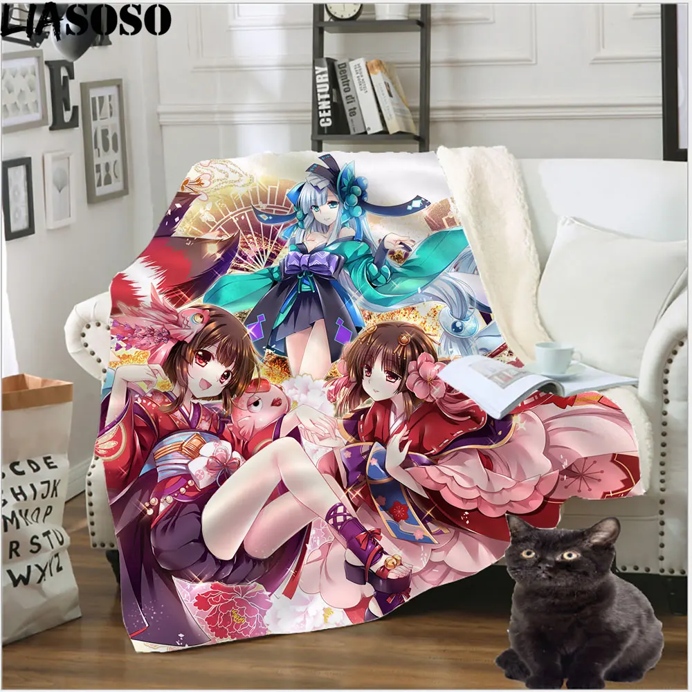 LIASOSO Anime Young Onmyouji Flannel Throw Blanket Game Onmyoji Blankets for Bedding Office Picnic Super Warm Bedding Throws
LIASOSO Anime Young Onmyouji Flannel Throw Blanket Game Onmyoji Blankets for Bedding Office Picnic Super Warm Bedding Throws
