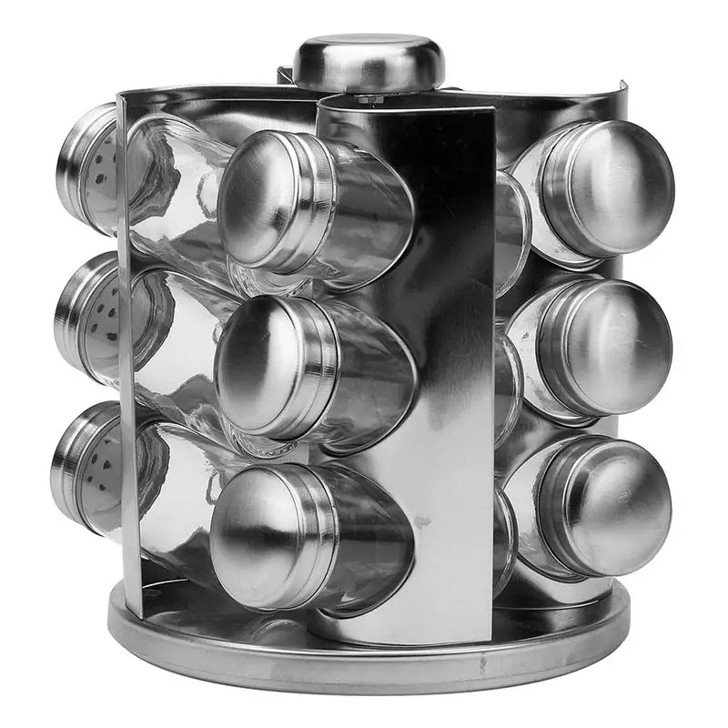 Rotating Cruet Condiment Seasoning Jars Set for Spices Pepper Sprays Bottles Salt Shakers Holder Kitchen Storage Rack Organizer
Rotating Cruet Condiment Seasoning Jars Set for Spices Pepper Sprays Bottles Salt Shakers Holder Kitchen Storage Rack Organizer