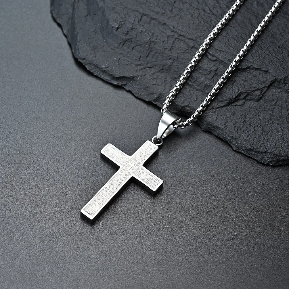 European And American Original Design, Jitter, Tiktok, Titanium, Steel, Cross Pendant, Man's Necklace 
European And American Original Design, Jitter, Tiktok, Titanium, Steel, Cross Pendant, Man's Necklace