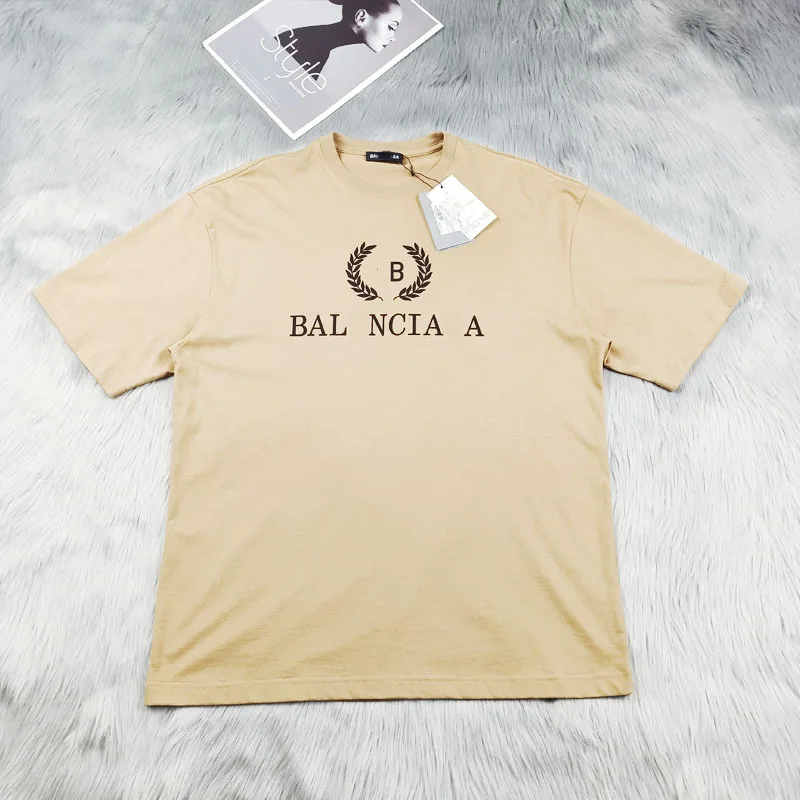 Women Cotton T-shirts Wheat Ear Letters Printed T-shirt O-Neck Loose Unisex Charity Short Sleeve 1:1 Best Quality Brand T-shirts
Women Cotton T-shirts Wheat Ear Letters Printed T-shirt O-Neck Loose Unisex Charity Short Sleeve 1:1 Best Quality Brand T-shirts