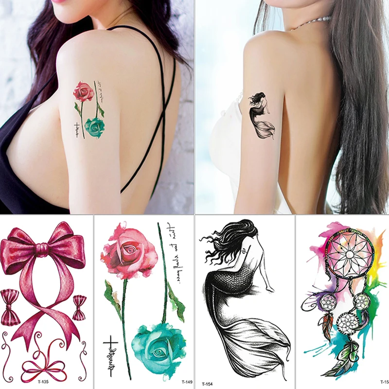 Tattoo Sticker Sexy Rose Flower Temporary Tattoo Hot Small Cute Star Love Women Body Finger Art Waterproof Stickers
Tattoo Sticker Sexy Rose Flower Temporary Tattoo Hot Small Cute Star Love Women Body Finger Art Waterproof Stickers