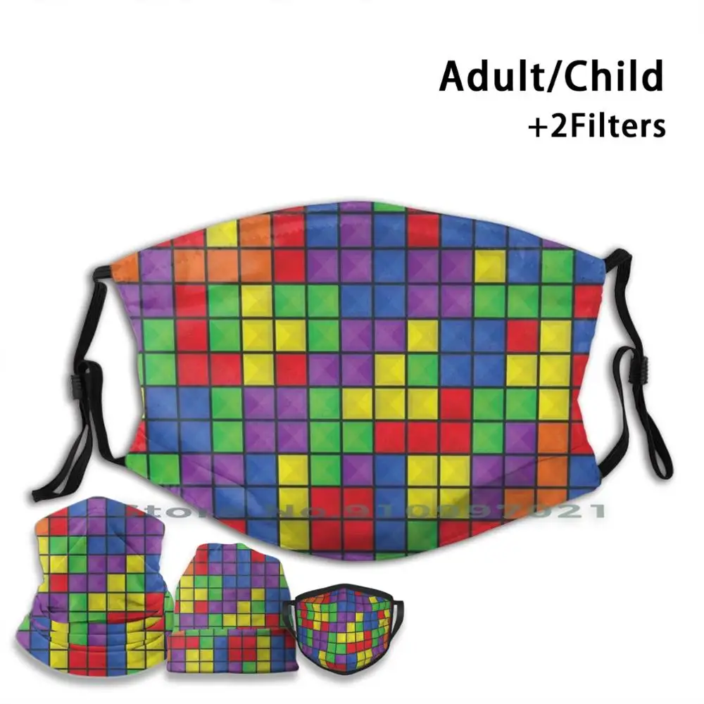 Tetris Retro Videogame Reusable Mouth Face Mask With Filters For Child Adult Tetris Retro Videogame
Tetris Retro Videogame Reusable Mouth Face Mask With Filters For Child Adult Tetris Retro Videogame
