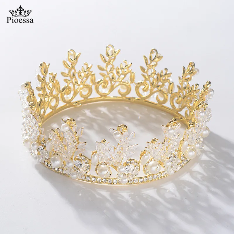 Pioessa 2021New барочный орнамент, прозрачная ткань, Королевская корона роскошные золотые Цвет Диадема из сплава металлов, Цвет Фул с украшением в ...
Pioessa 2021New барочный орнамент, прозрачная ткань, Королевская корона роскошные золотые Цвет Диадема из сплава металлов, Цвет Фул с украшением в ...