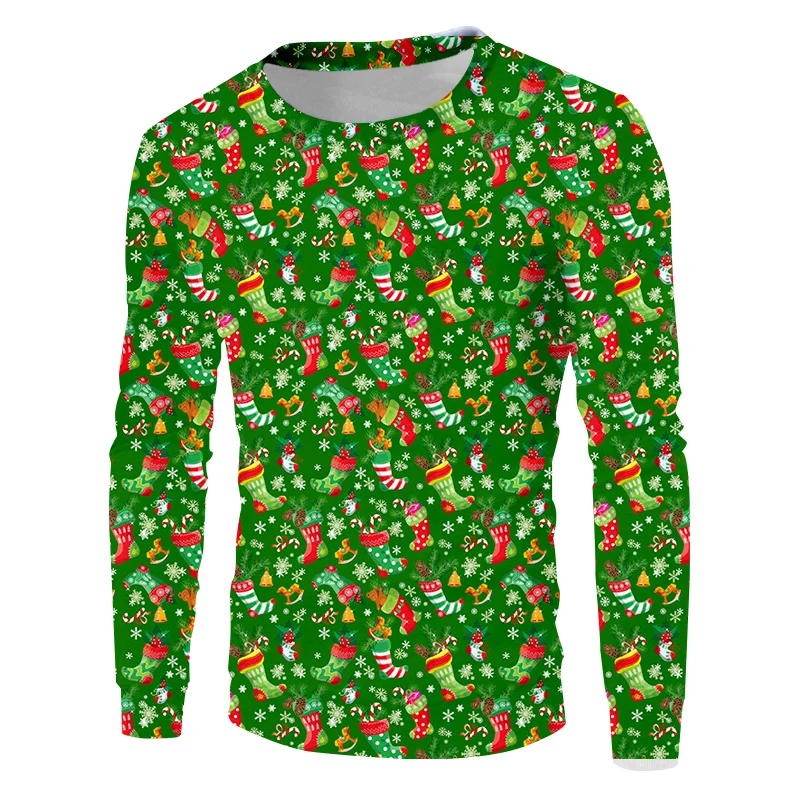 UJWI Autumn/Winter Leisure Christmas Snow Sweatshirt 3D Pine Cone Bell Print Green Cartoon Long Sleeve Coat Men's Outwear
UJWI Autumn/Winter Leisure Christmas Snow Sweatshirt 3D Pine Cone Bell Print Green Cartoon Long Sleeve Coat Men's Outwear