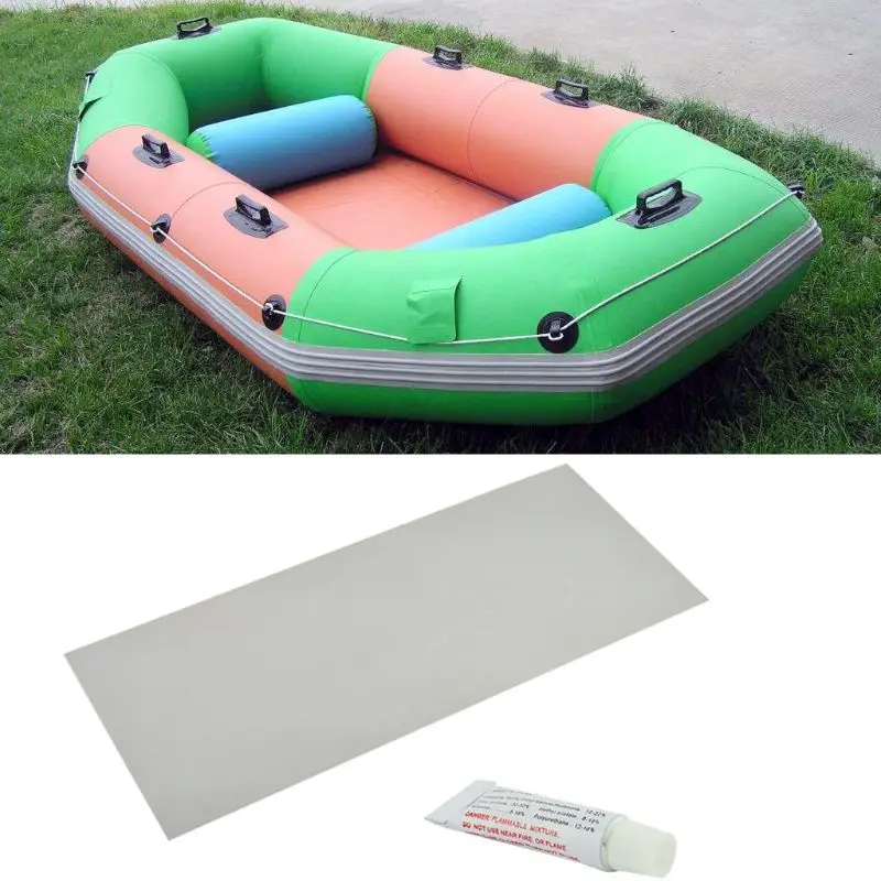 Inflatable Boat Swimming Pool PVC Puncture Repair Patch Glue kit Adhesive Canoe Kayaking accessories 37cmx15cm 
Inflatable Boat Swimming Pool PVC Puncture Repair Patch Glue kit Adhesive Canoe Kayaking accessories 37cmx15cm