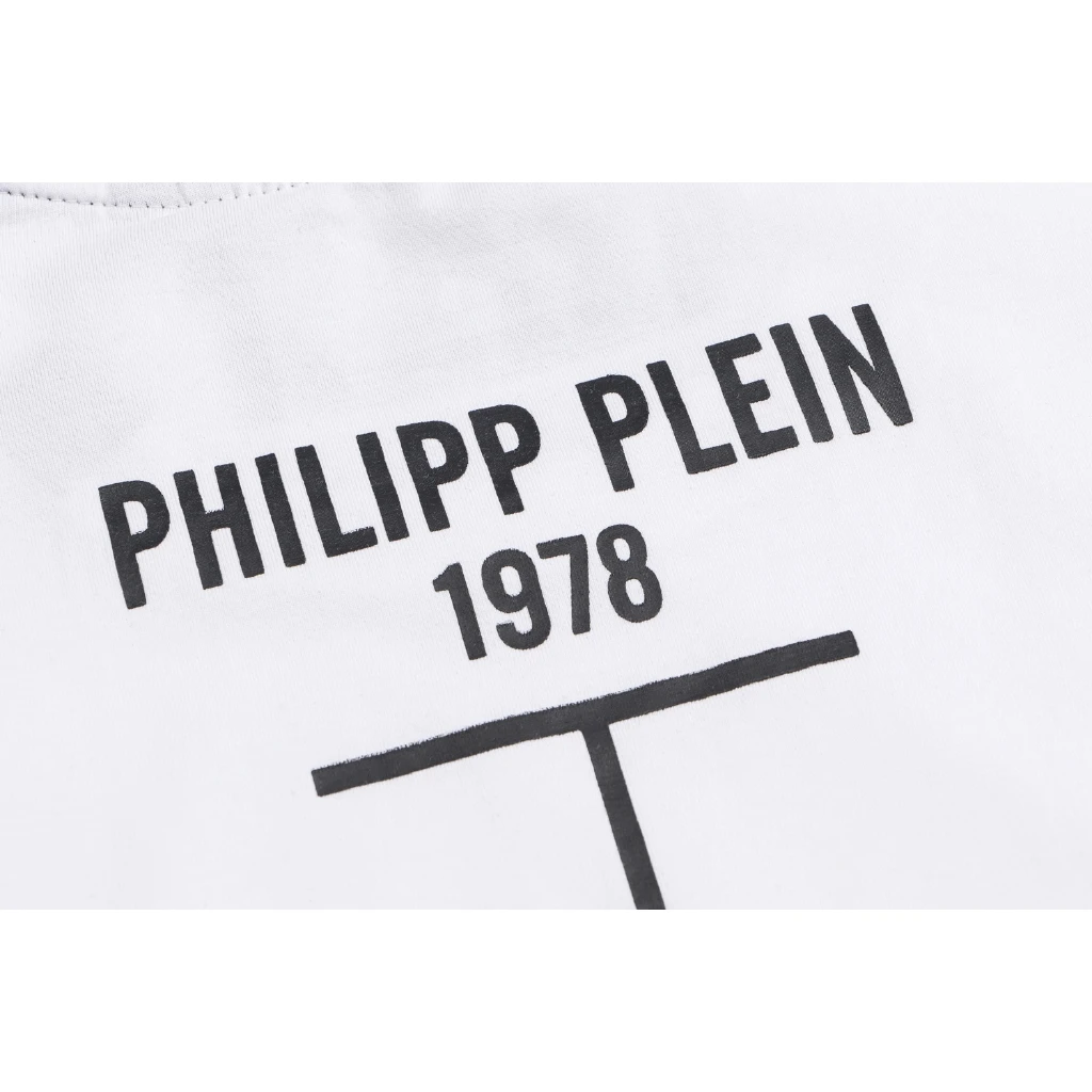 Spot PP top Philipp plein printed cotton casual European and American trend slim and breathable plain t crew neck T
Spot PP top Philipp plein printed cotton casual European and American trend slim and breathable plain t crew neck T