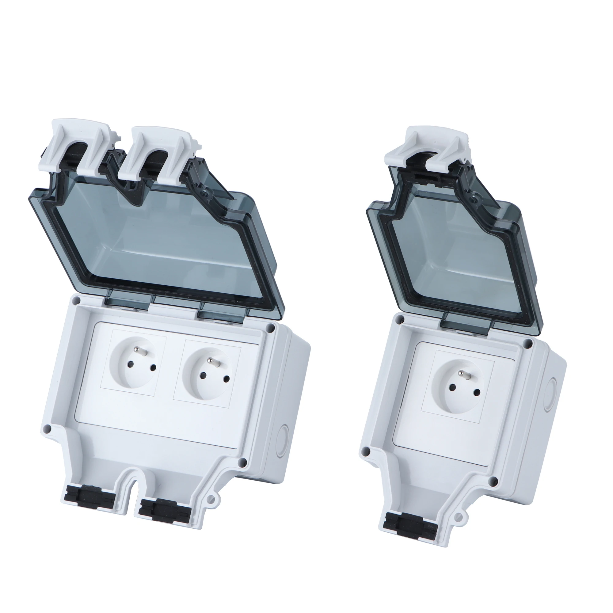 Outdoor Wall Switch Socket IP66 Weather&Dust Proof Power Outlet French standard
Outdoor Wall Switch Socket IP66 Weather&Dust Proof Power Outlet French standard