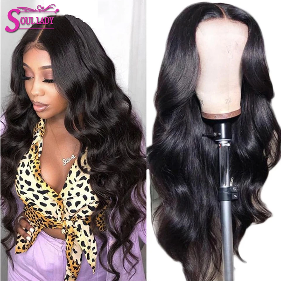 HD Transparent Lace Front Human Hair Wigs PrePlucked 13x4 150% Brazilian Body Wave Lace Frontal Wig With Baby Hair Remy Soullady
HD Transparent Lace Front Human Hair Wigs PrePlucked 13x4 150% Brazilian Body Wave Lace Frontal Wig With Baby Hair Remy Soullady