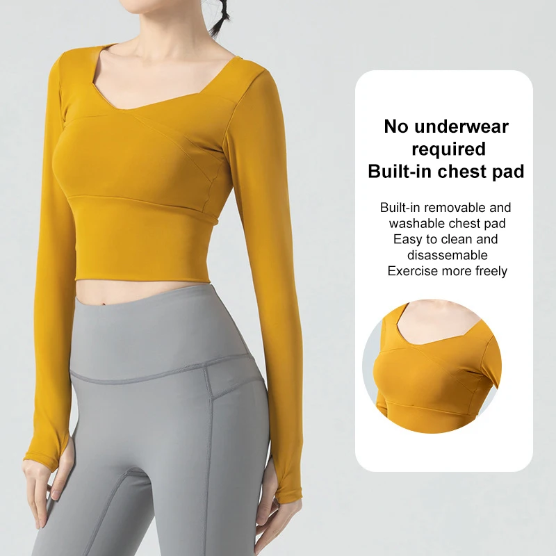 Yoga Clothing Sportswear Suit Women's Gym Slim Tight Long-Sleeved Fitness Morning Running Quick-Drying Tops Yoga Vest
Yoga Clothing Sportswear Suit Women's Gym Slim Tight Long-Sleeved Fitness Morning Running Quick-Drying Tops Yoga Vest