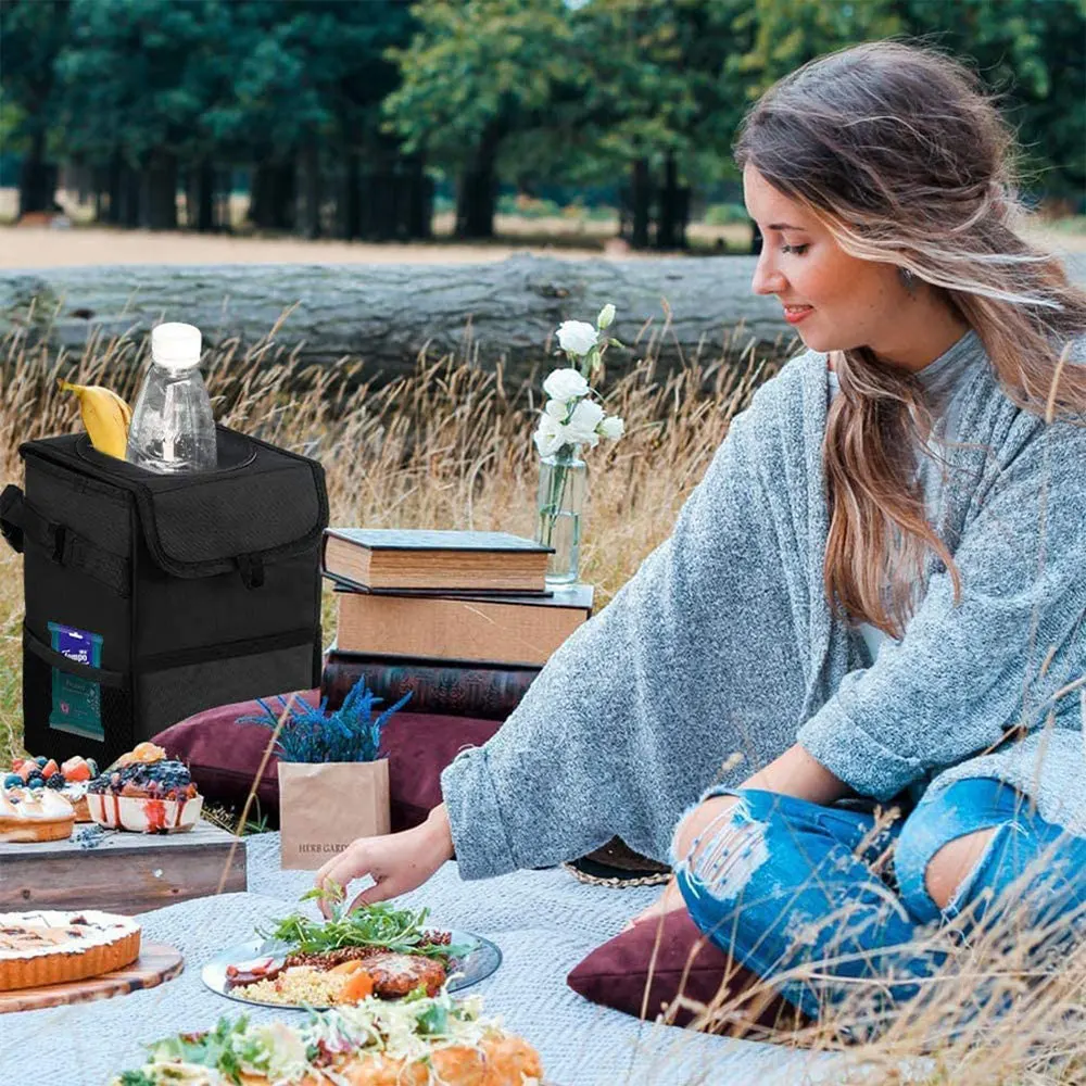 Car Trash Bag Organizer Car Trash Can Bin Waterproof Garbage Bag Trash Can for Car Storage Bin Pockets Portable Car Accessories 
Car Trash Bag Organizer Car Trash Can Bin Waterproof Garbage Bag Trash Can for Car Storage Bin Pockets Portable Car Accessories