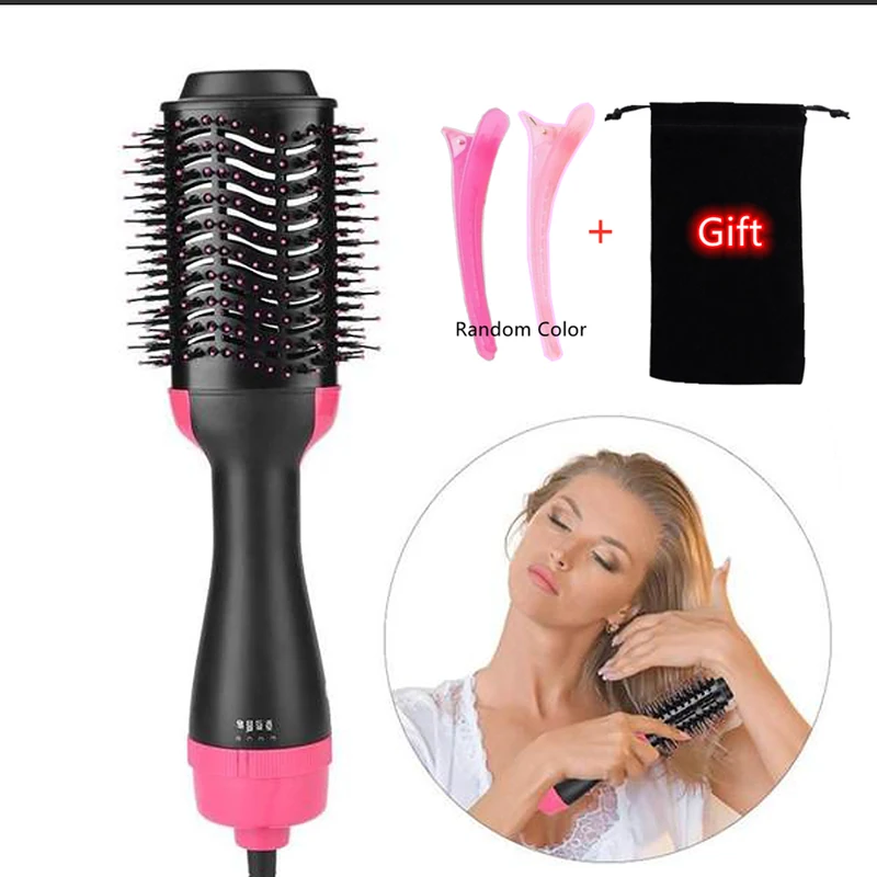 Hair dryer comb Curler Roller One Step Electric Ion Blow Dryer Brush Hot Air Brush Hair Straightener Curle Professional Styler
Hair dryer comb Curler Roller One Step Electric Ion Blow Dryer Brush Hot Air Brush Hair Straightener Curle Professional Styler