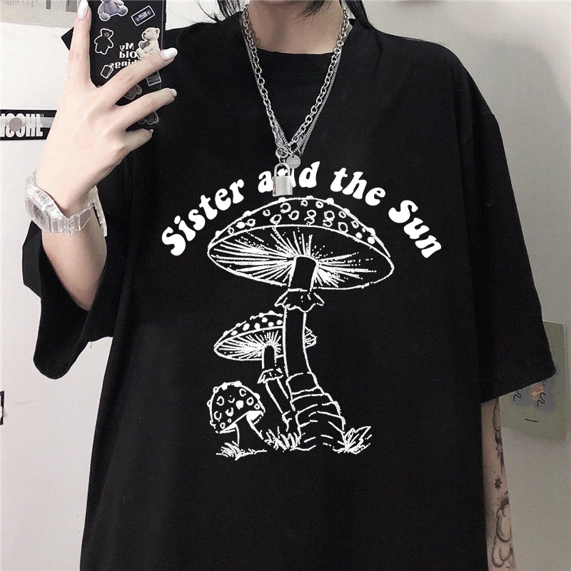 Футболка в стиле Харадзюку с разноцветным принтом грибов, Уличная Повседневная Уличная одежда, повседневный пуловер в стиле Харадзюку, фут...
Футболка в стиле Харадзюку с разноцветным принтом грибов, Уличная Повседневная Уличная одежда, повседневный пуловер в стиле Харадзюку, фут...