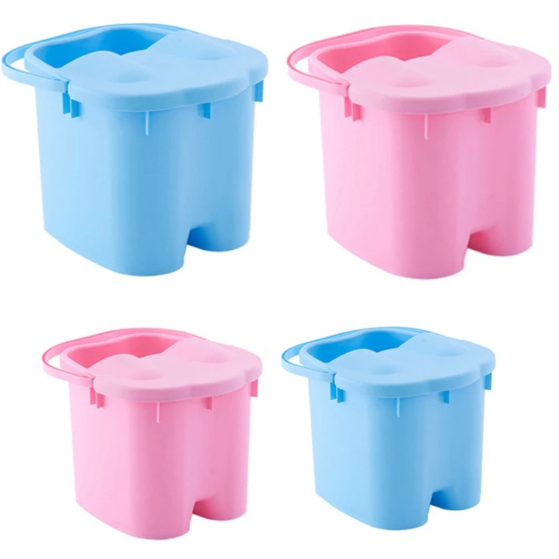 Foot Soaking Bucket Abs Plastic Foot Bath Tub Massage Roller Footbath Barrel With Lid Household Spa Health Care Tool 
Foot Soaking Bucket Abs Plastic Foot Bath Tub Massage Roller Footbath Barrel With Lid Household Spa Health Care Tool