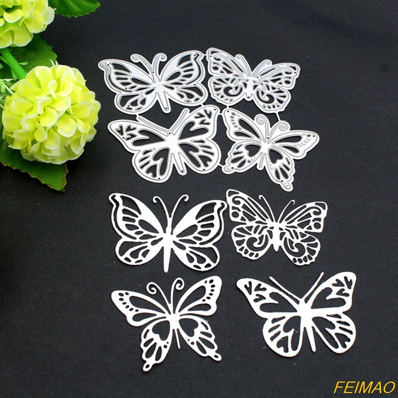 4 PCS Butterfly Metal Cutting Dies DIY Cards Stencils Card Mold Crafts Dies
4 PCS Butterfly Metal Cutting Dies DIY Cards Stencils Card Mold Crafts Dies