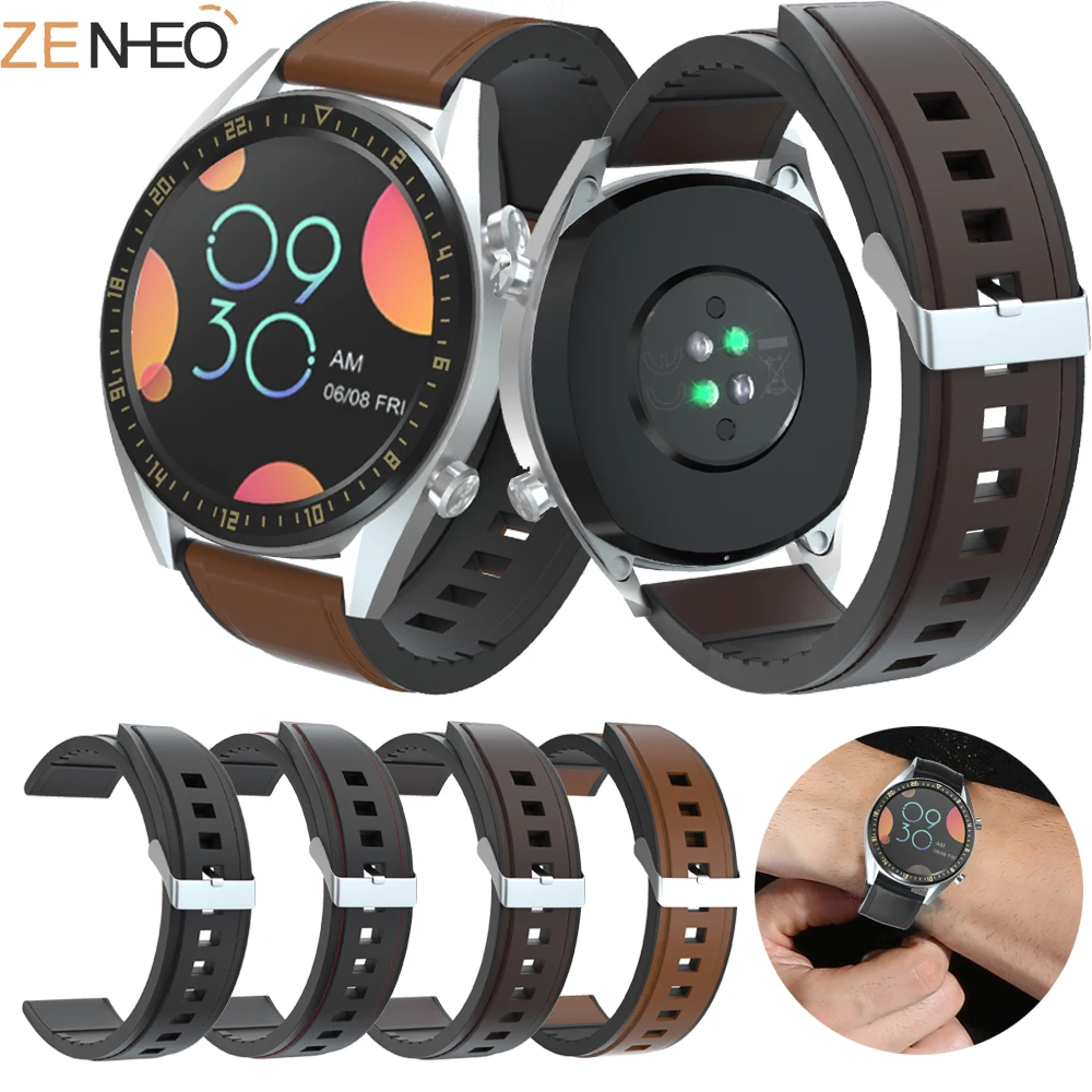 Ремешок для часов Huawei Watch GT2 42 мм, сменный Браслет из натуральной кожи и силикона для Samsung Galaxy Watch 42 мм, 20 мм
Ремешок для часов Huawei Watch GT2 42 мм, сменный Браслет из натуральной кожи и силикона для Samsung Galaxy Watch 42 мм, 20 мм