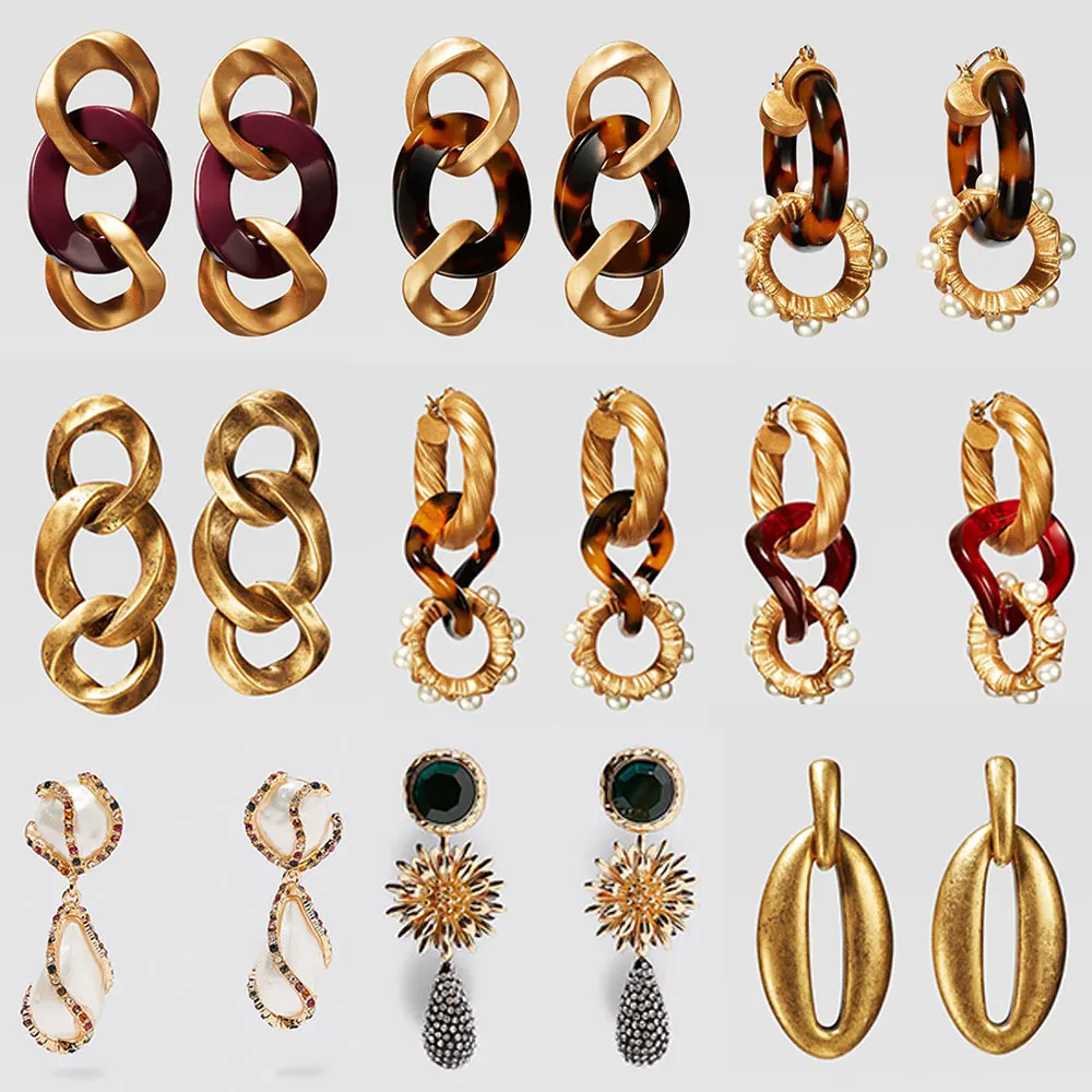 JURAN New Boho Resin Earrings Dangle Fashion Simulated Pearl Charm Jewelry Wedding Layer Gold Drop Earrings Statement Gift
JURAN New Boho Resin Earrings Dangle Fashion Simulated Pearl Charm Jewelry Wedding Layer Gold Drop Earrings Statement Gift