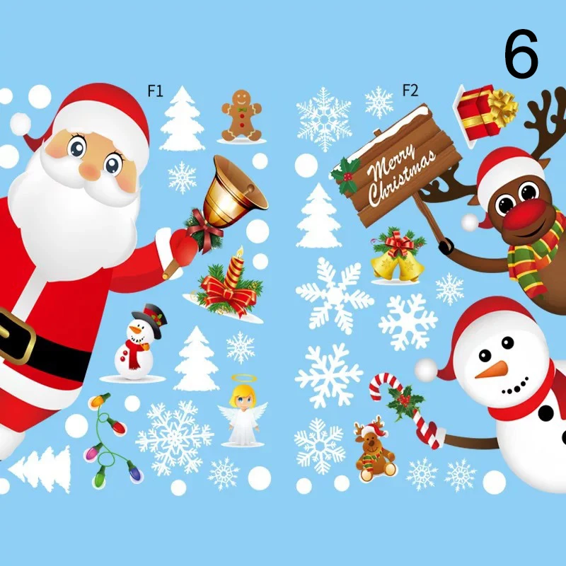 Merry Christmas Window Stickers Santa Claus Christmas Wall Window Decorations For Home Happy New Year Removable Sticker
Merry Christmas Window Stickers Santa Claus Christmas Wall Window Decorations For Home Happy New Year Removable Sticker