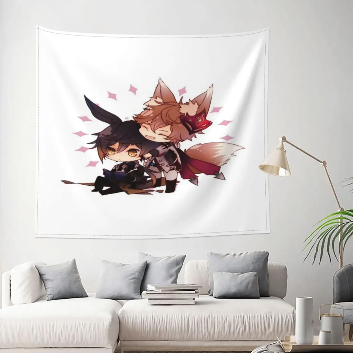 Zhongli Seelie Tapestry Genshin Impact Anime Game Decoration Wall Room Home Decor Hanging Bedroom Kawaii Cartom Style
Zhongli Seelie Tapestry Genshin Impact Anime Game Decoration Wall Room Home Decor Hanging Bedroom Kawaii Cartom Style