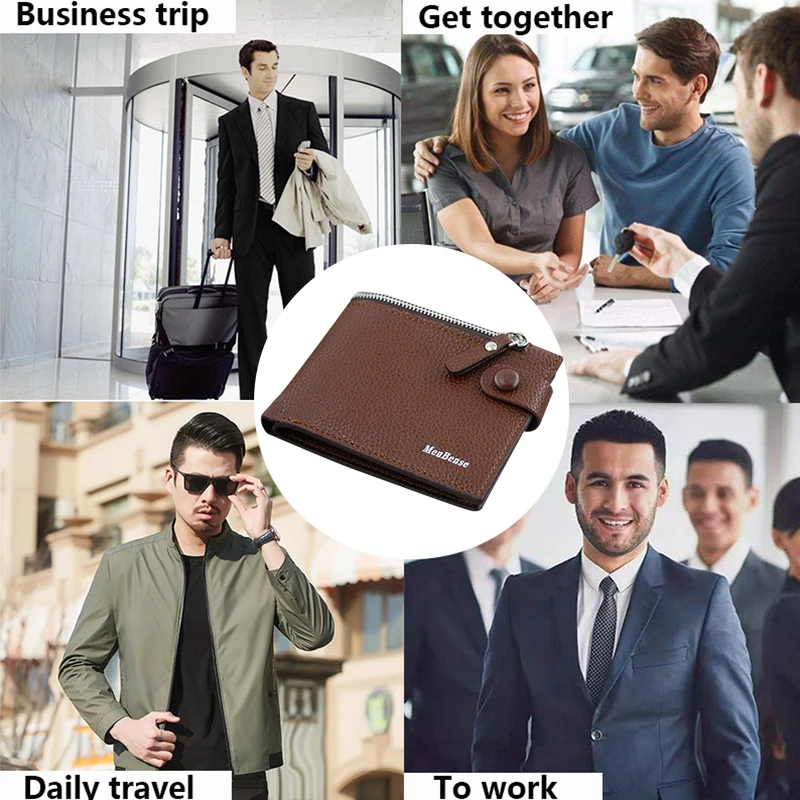 FACTOO Men's Short Wallet Zipper Buckle Coin Purse Thin Card Holder Large Capacity PU Leather Fashion Business Small Money Bag
FACTOO Men's Short Wallet Zipper Buckle Coin Purse Thin Card Holder Large Capacity PU Leather Fashion Business Small Money Bag