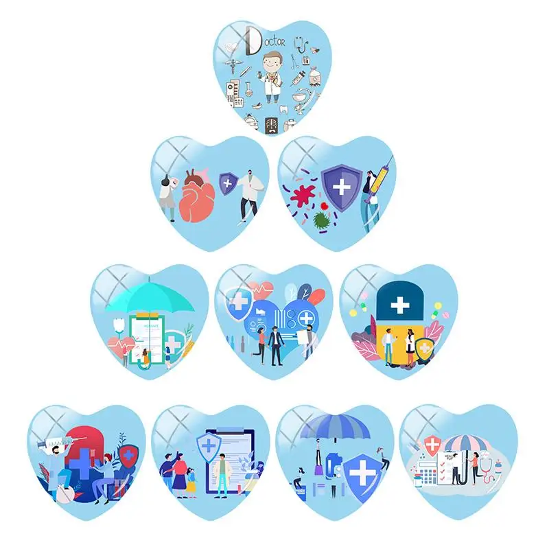 TAFREE 10pcs/lot full of love Medical Personnel Heart shaped 25mm DIY Glass Cabochon Medical Tools Jewelry Accessories MD198
TAFREE 10pcs/lot full of love Medical Personnel Heart shaped 25mm DIY Glass Cabochon Medical Tools Jewelry Accessories MD198