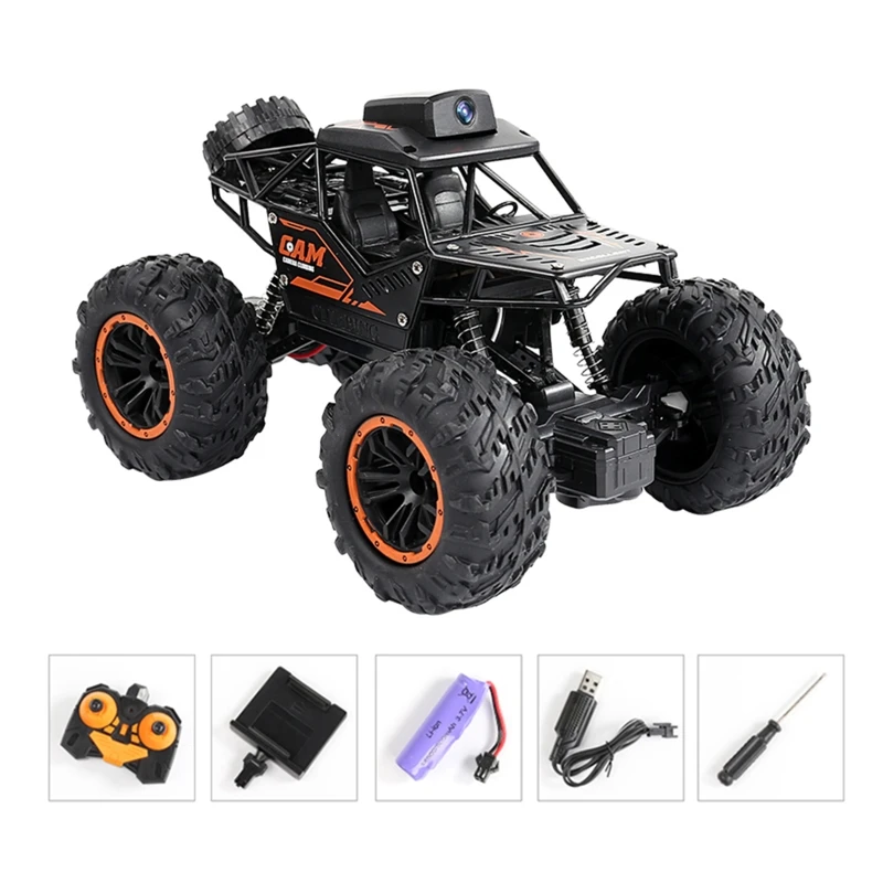 2.4G Controller APP Remote Control WiFi Camera High-speed Drift Off-road Car 4WD Double Steering Buggy RC Rock Crawler
2.4G Controller APP Remote Control WiFi Camera High-speed Drift Off-road Car 4WD Double Steering Buggy RC Rock Crawler