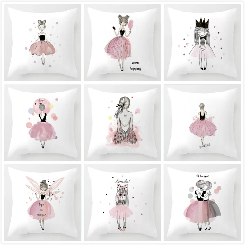 Microfine Чехлы Home Decor Бархат Подушка Чехол для девочек в розовом цвете, квадратной формы размером 45*45 см Гостиная Подушка Чехол автомобильное кресло 
Microfine Чехлы Home Decor Бархат Подушка Чехол для девочек в розовом цвете, квадратной формы размером 45*45 см Гостиная Подушка Чехол автомобильное кресло