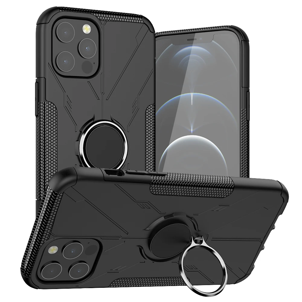 Shockproof Armor Case For iPhone 12 Mini 11 Pro Max XR XS X Magnetic Metal Ring Stand Soft TPU Bumper Hard PC Protective Cover
Shockproof Armor Case For iPhone 12 Mini 11 Pro Max XR XS X Magnetic Metal Ring Stand Soft TPU Bumper Hard PC Protective Cover