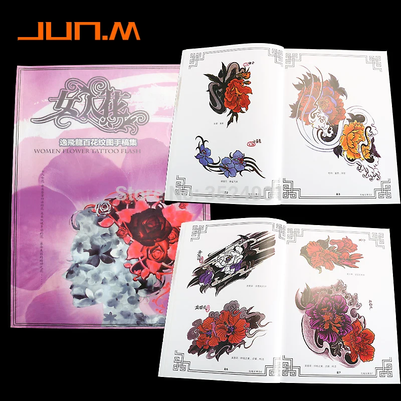 Woman Flower Tattoo Flash Manuscript Sketch Book Magazine Art A4 Free Shipping
Woman Flower Tattoo Flash Manuscript Sketch Book Magazine Art A4 Free Shipping