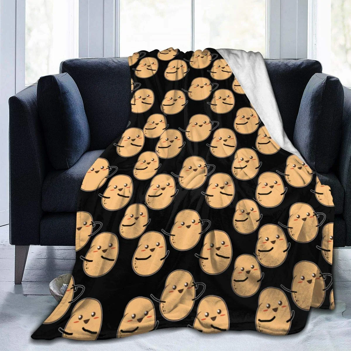 Comfortable And Soft I Am A Cute Potato Blanket Sherpa Flannel Home Blanket Wear-resistant Blanket Bedroom Sofa Living Room
Comfortable And Soft I Am A Cute Potato Blanket Sherpa Flannel Home Blanket Wear-resistant Blanket Bedroom Sofa Living Room