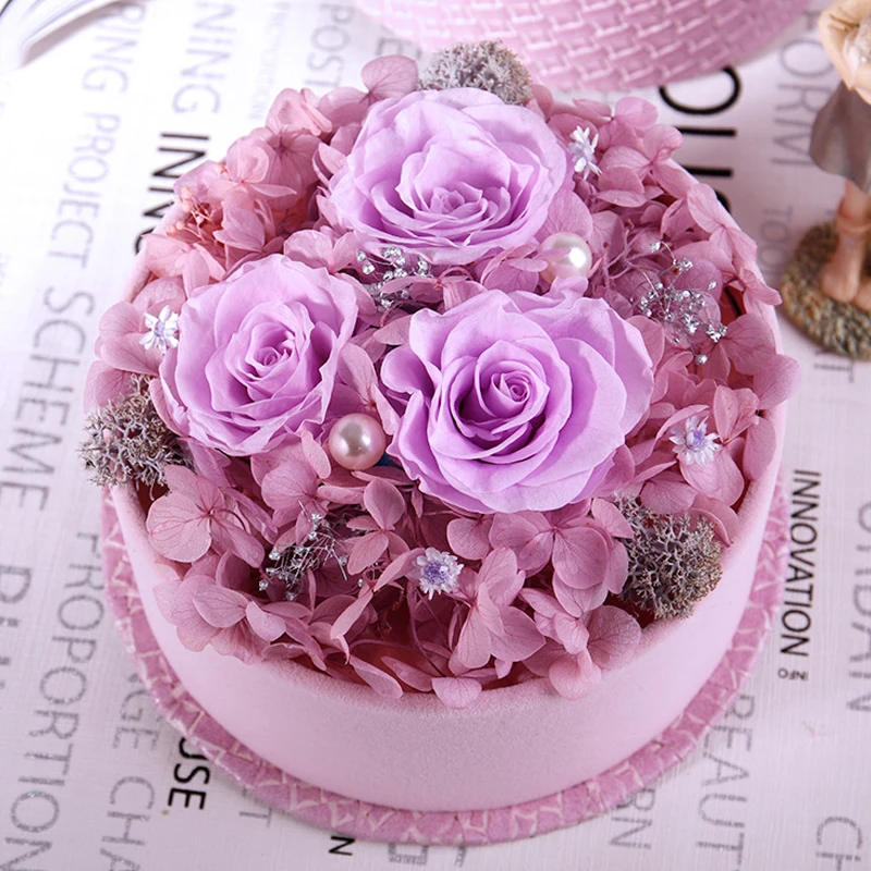 Newyear Wedding Valentine Desktop Home Decoration High Quality Top Gifts Purple Series Mix Preserved Flower Bouquet Rose Giftbox
Newyear Wedding Valentine Desktop Home Decoration High Quality Top Gifts Purple Series Mix Preserved Flower Bouquet Rose Giftbox