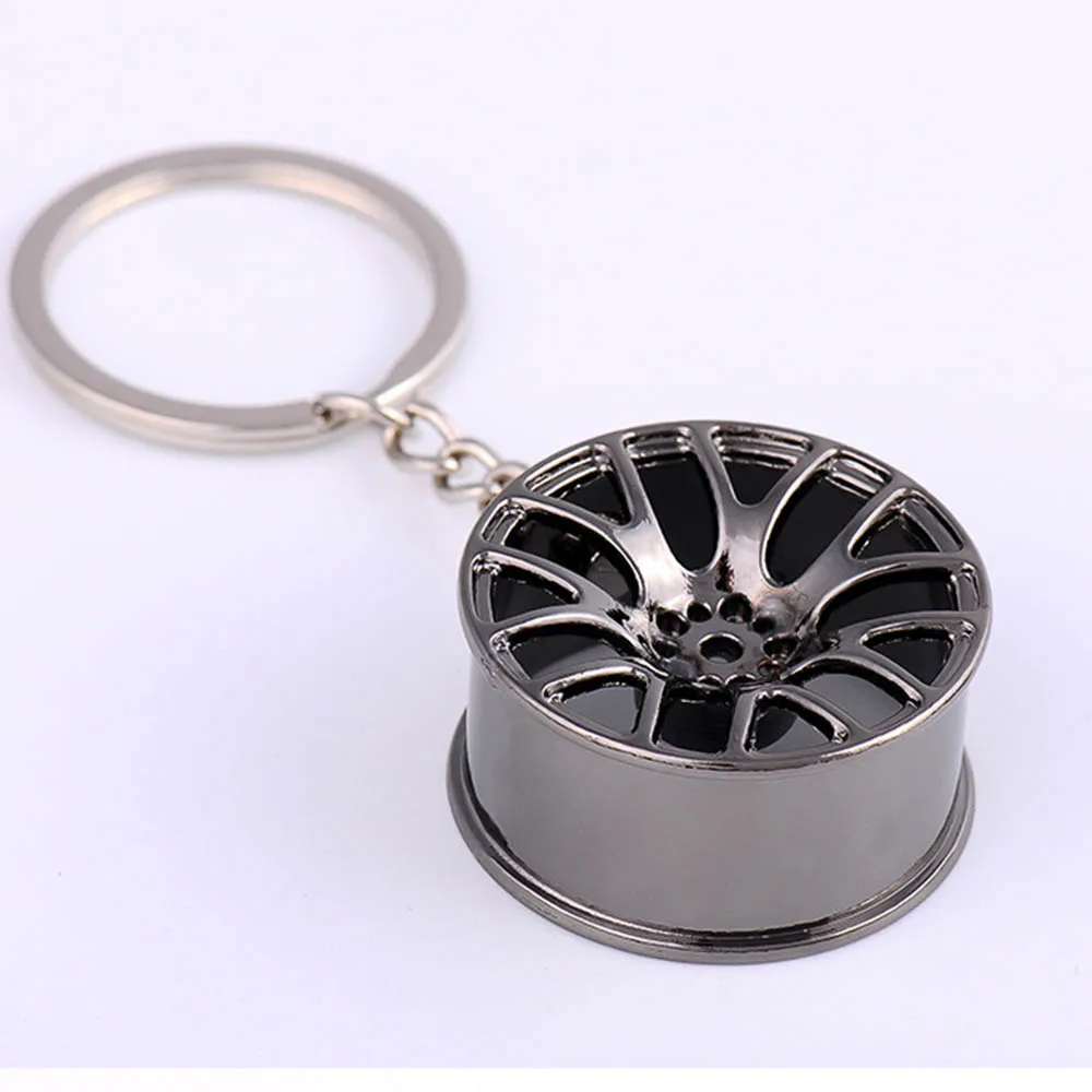 Fashion Creative Wheel Hub Rim Model Man's Keychain Car Key Holder Cool Original Mens Gifts Key Rings
Fashion Creative Wheel Hub Rim Model Man's Keychain Car Key Holder Cool Original Mens Gifts Key Rings