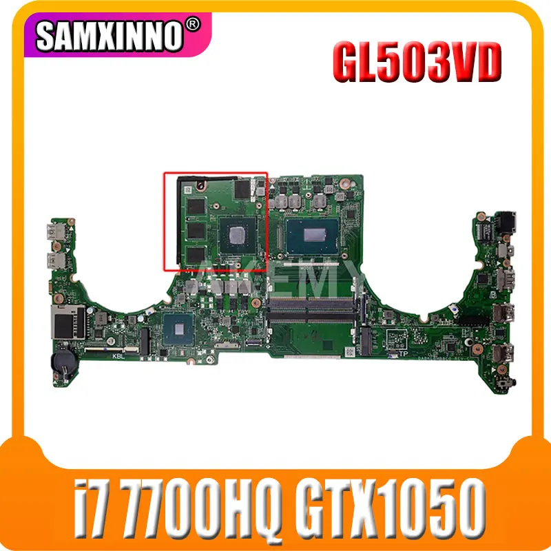 Материнская плата Akemy DABKLAMB8B0 GL503VD для ноутбука ASUS GL503V GL503VD FX503VD FX503VM GL503GE, процессор i7 7700HQ GTX1050 DDR4
Материнская плата Akemy DABKLAMB8B0 GL503VD для ноутбука ASUS GL503V GL503VD FX503VD FX503VM GL503GE, процессор i7 7700HQ GTX1050 DDR4