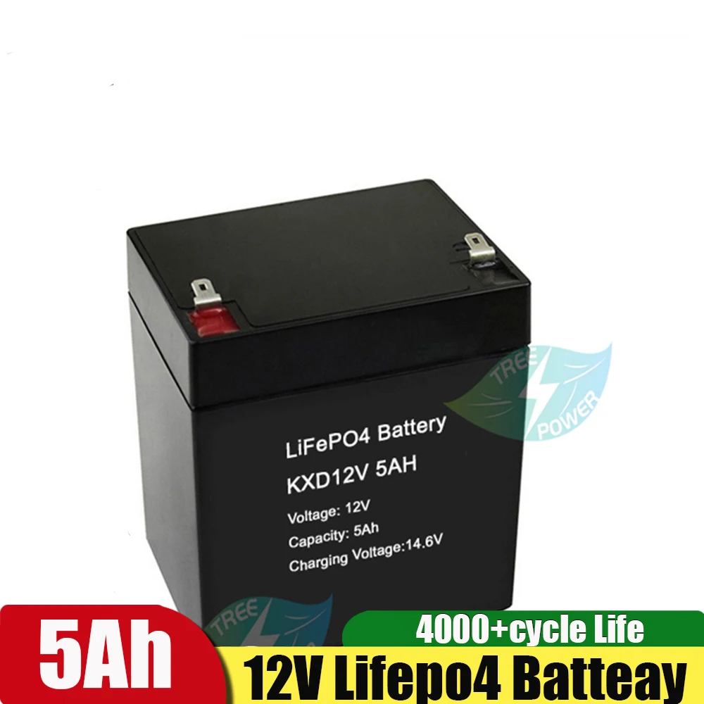 12V Lithium Lifepo4 Rechargeable 12.8V 5Ah Battery Pack 4s BMS 5000mAh Batteries Battery
12V Lithium Lifepo4 Rechargeable 12.8V 5Ah Battery Pack 4s BMS 5000mAh Batteries Battery