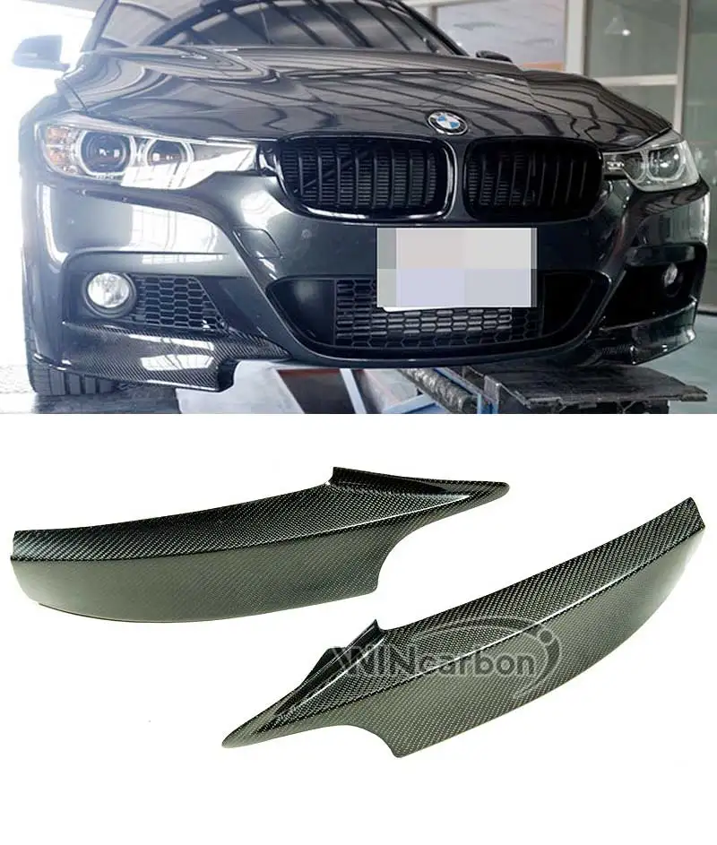 Передний спойлер из углеродного волокна в стиле P разветвители 3 шт. для BMW F34 GT Gran